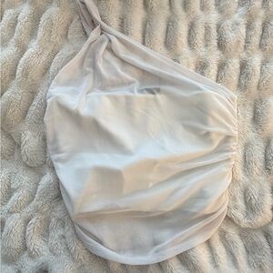 Sincerely Jules White One-Shoulder Top